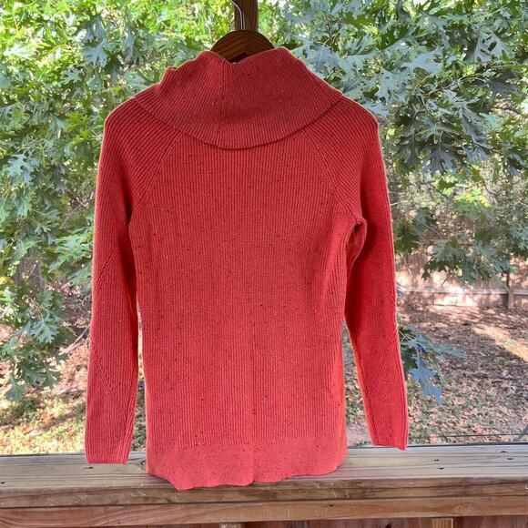 Talbots Orange Turtleneck Confetti Sweater Size XS - Picture 2 of 7